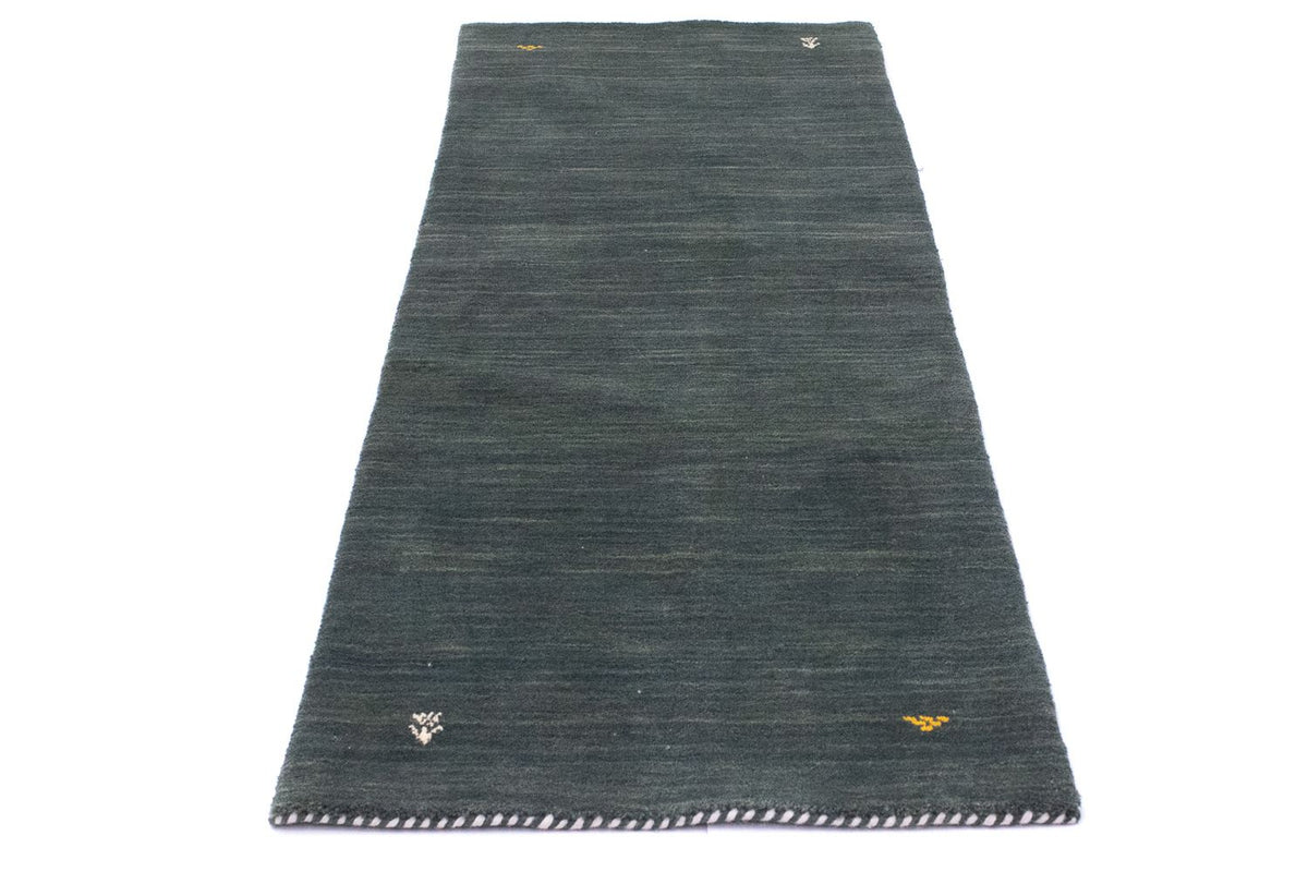 Alfombra de pasillo Alfombra Gabbeh - Softy - 184 x 62 cm - verde