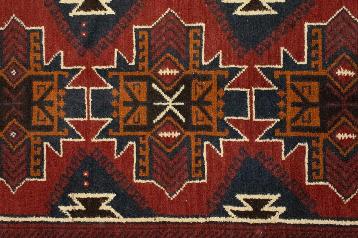 Alfombra Belutsch - 134 x 80 cm - rojo