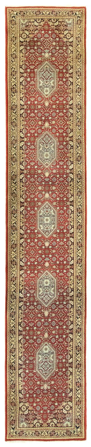 Alfombra de pasillo Alfombra oriental - 400 x 80 cm - rojo
