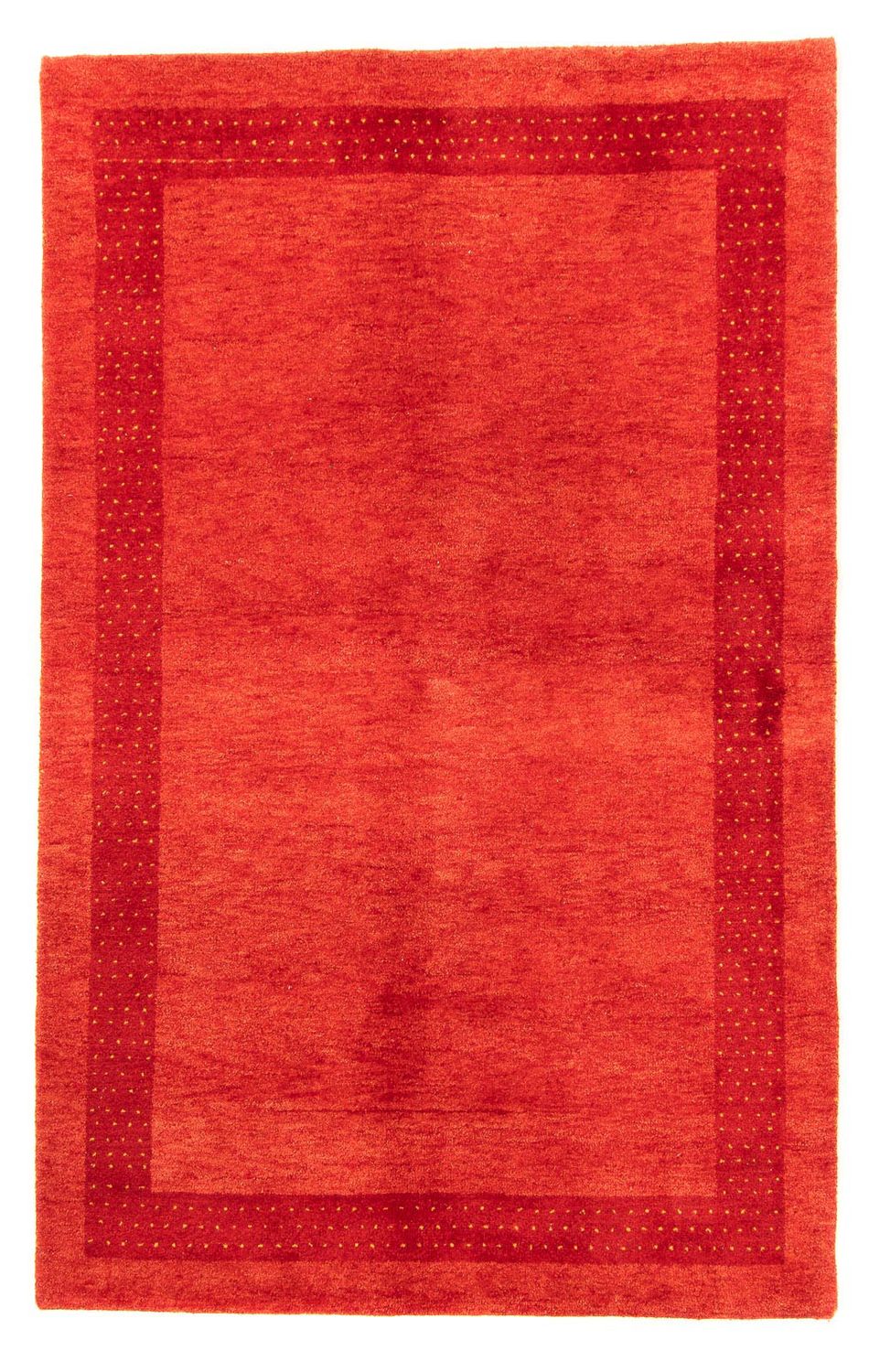 Alfombra Gabbeh - Indus - 245 x 154 cm - rojo oscuro