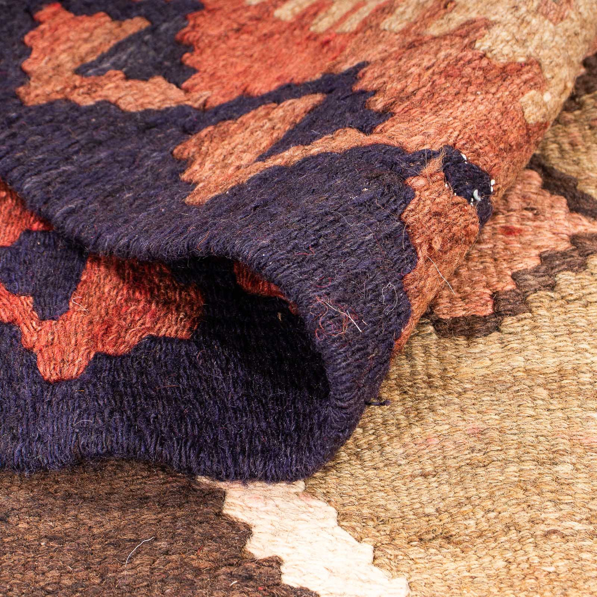 Alfombra de pasillo Alfombra Kelim - Antigua - 310 x 180 cm - multicolor