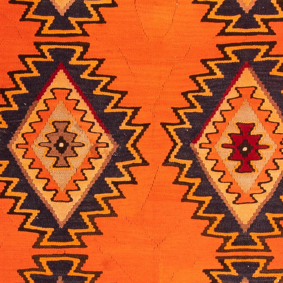 Alfombra de pasillo Alfombra Kelim - Antigua - 290 x 140 cm - multicolor