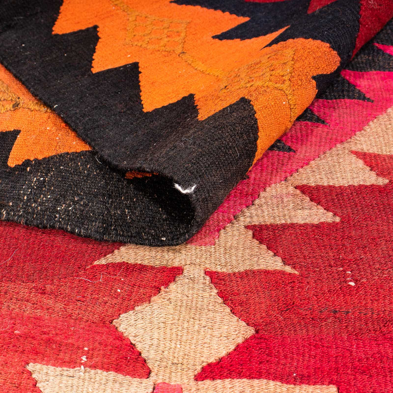 Alfombra de pasillo Alfombra Kelim - Antigua - 360 x 160 cm - multicolor