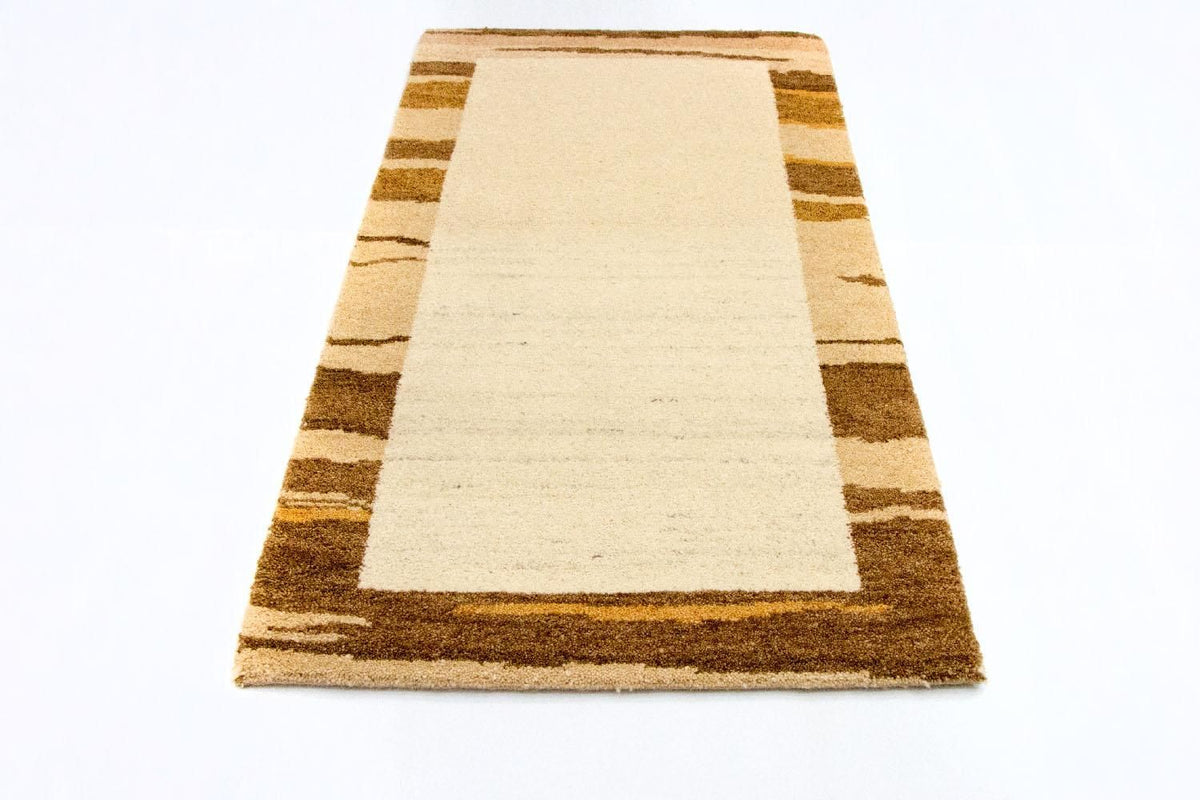 Alfombra Gabbeh - Indus - 141 x 75 cm - beige
