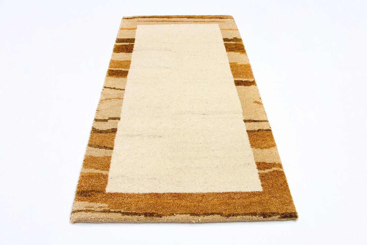 Alfombra Gabbeh - Indus - 142 x 72 cm - beige