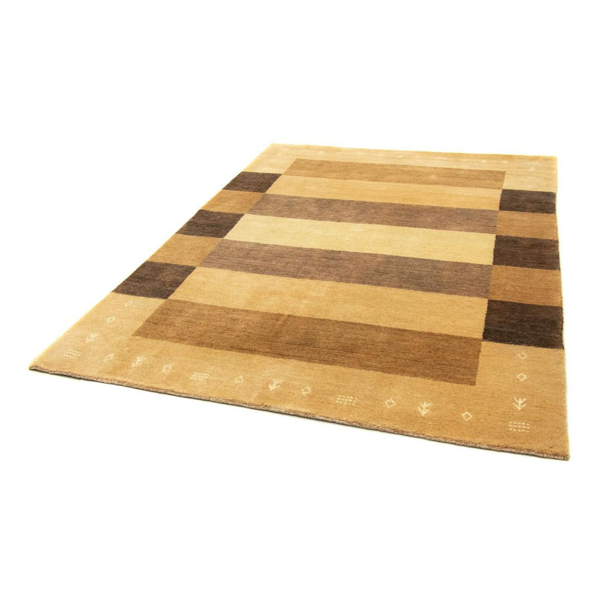 Alfombra Gabbeh - Softy - 229 x 164 cm - beige oscuro