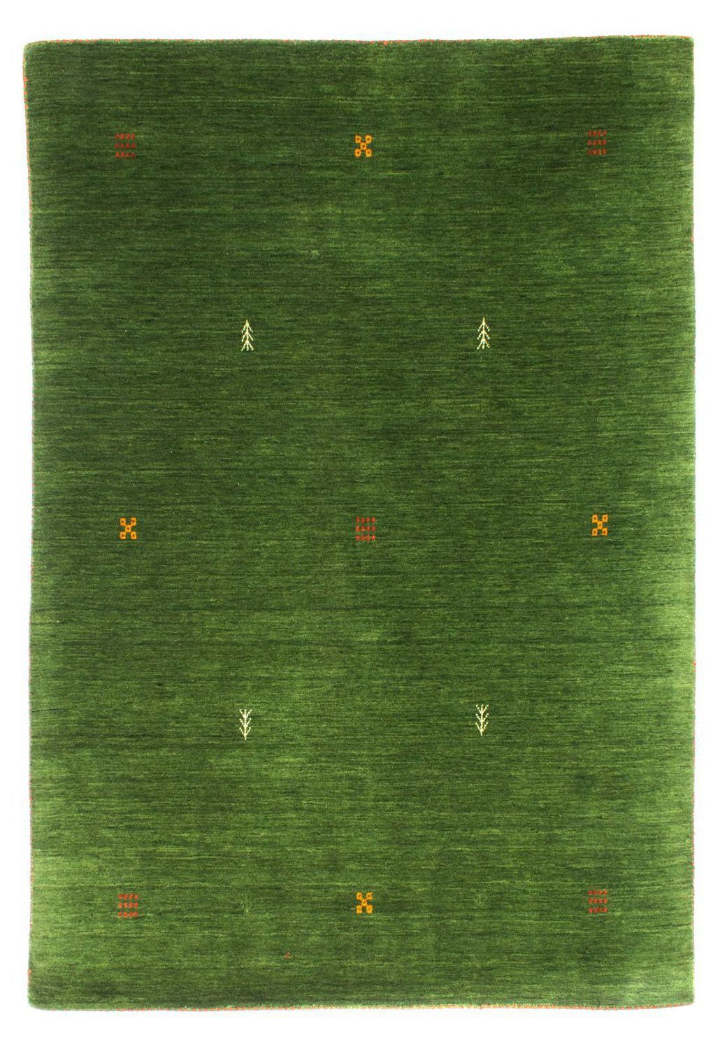Alfombra Gabbeh - Softy - 196 x 145 cm - verde