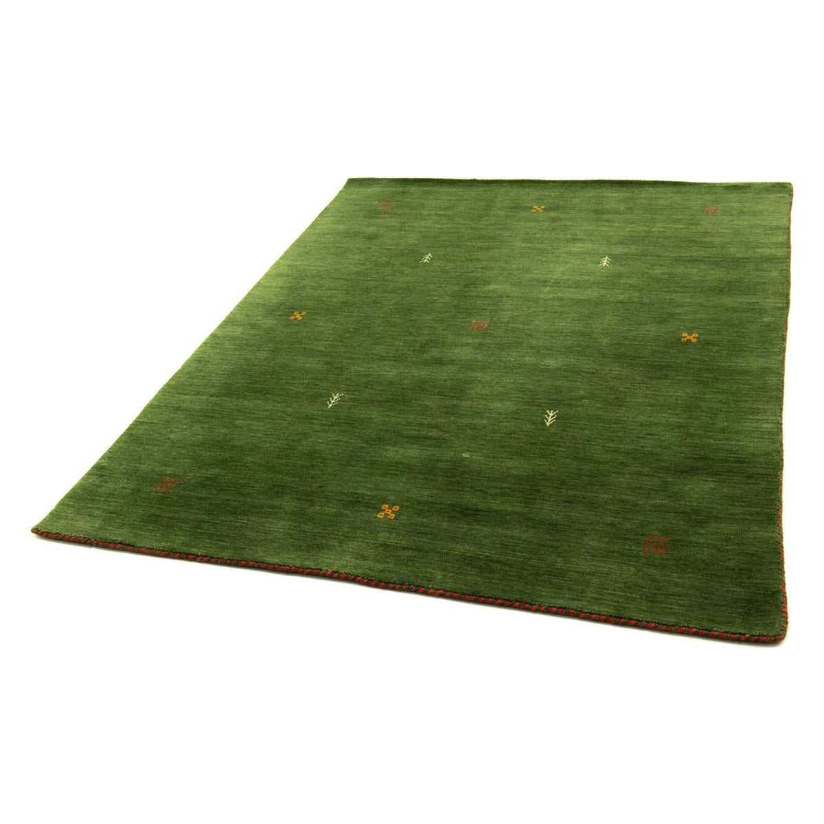 Alfombra Gabbeh - Softy - 196 x 145 cm - verde