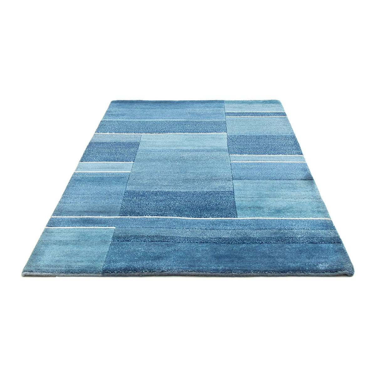 Alfombra de Nepal - 181 x 123 cm - azul