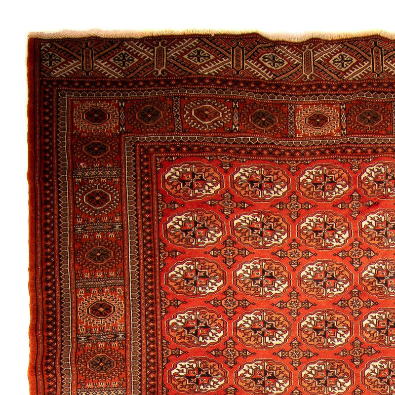 Alfombra Turkaman - 333 x 260 cm - rojo oscuro