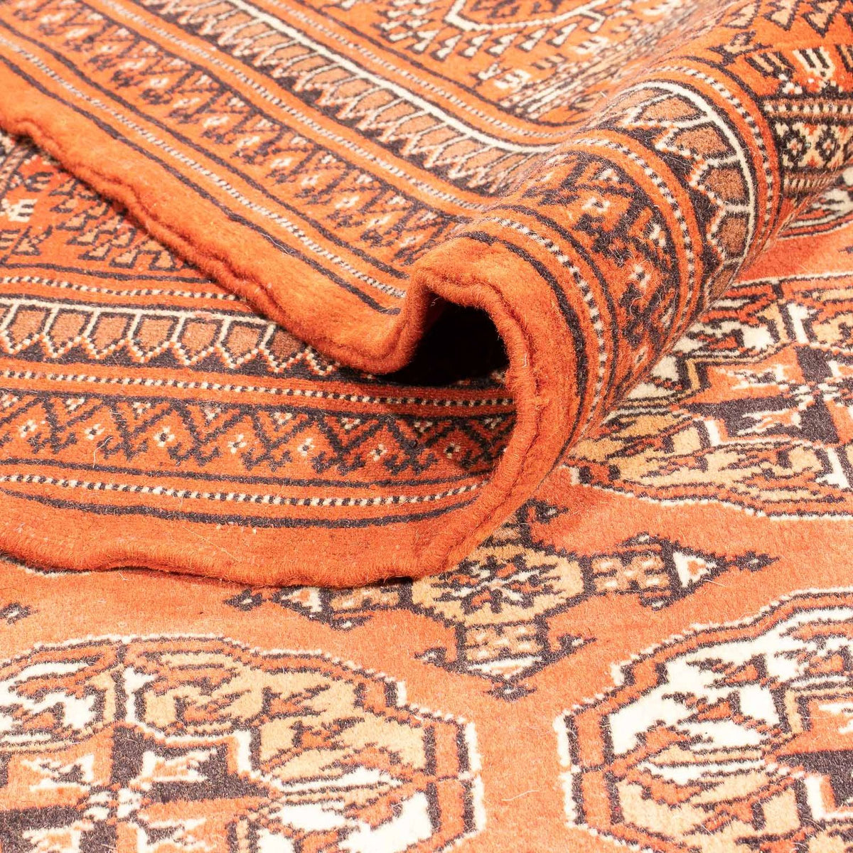 Alfombra Turkaman - 333 x 260 cm - rojo oscuro