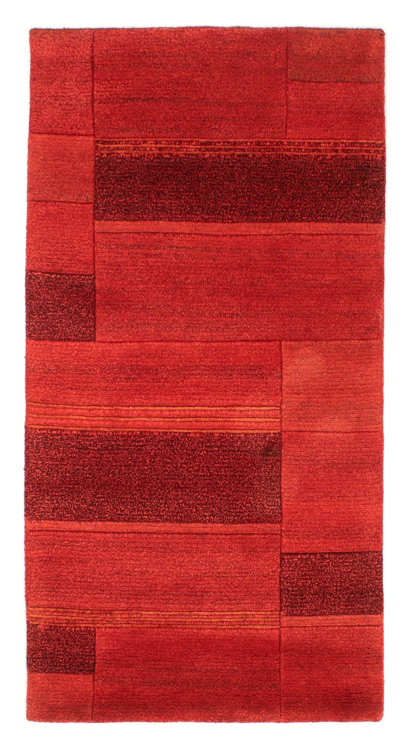 Alfombra de Nepal - 138 x 72 cm - rojo