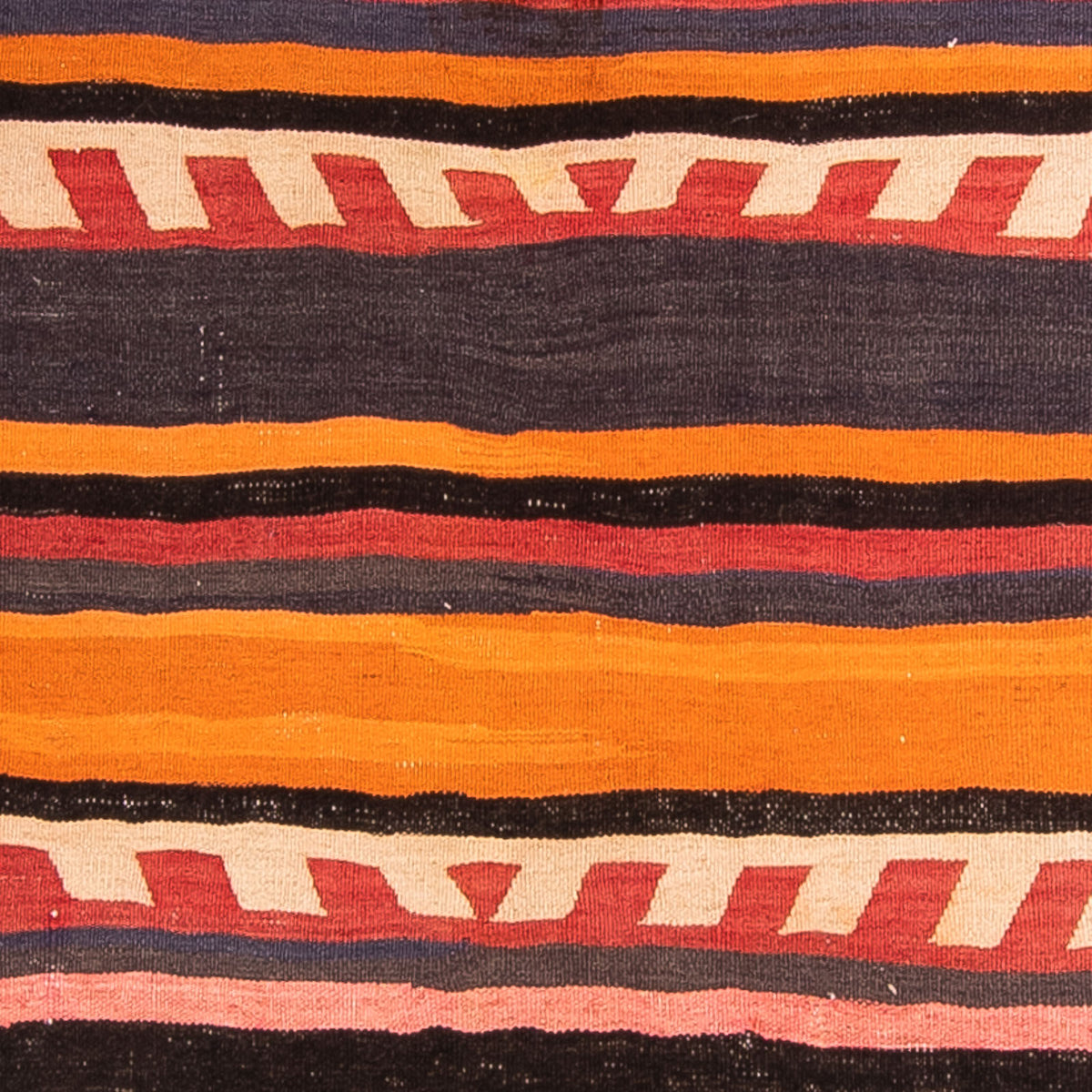 Alfombra de pasillo Alfombra Kelim - Antigua - 295 x 120 cm - multicolor