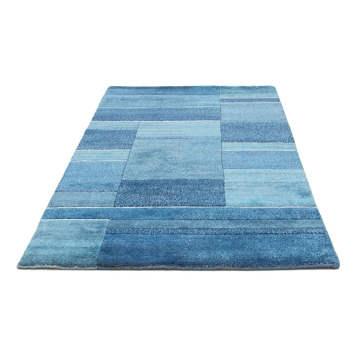 Alfombra de Nepal - 181 x 119 cm - azul