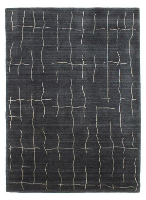Alfombra de Nepal - 200 x 142 cm - gris