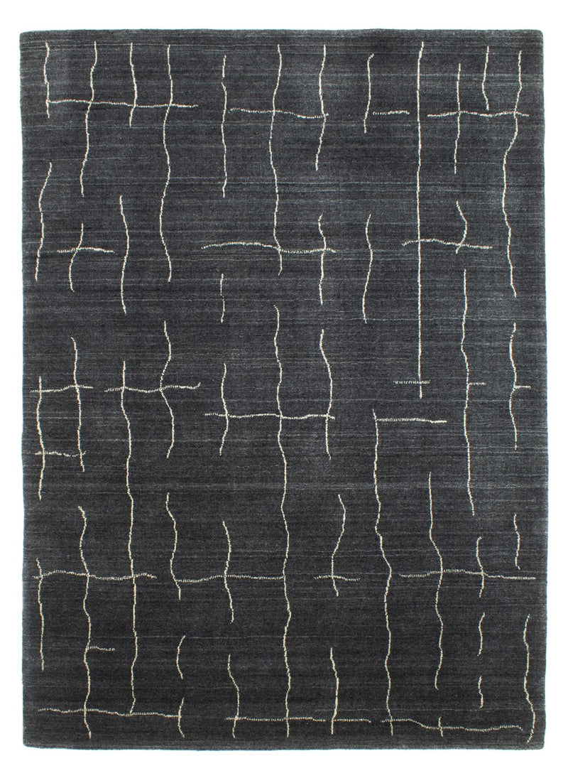 Alfombra de Nepal - 200 x 142 cm - gris