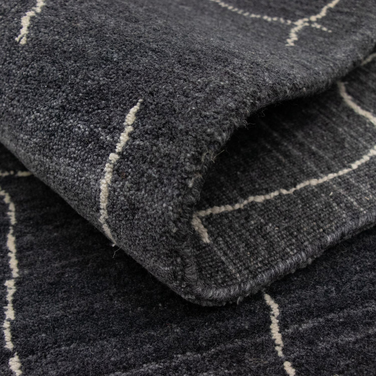 Alfombra de Nepal - 200 x 142 cm - gris