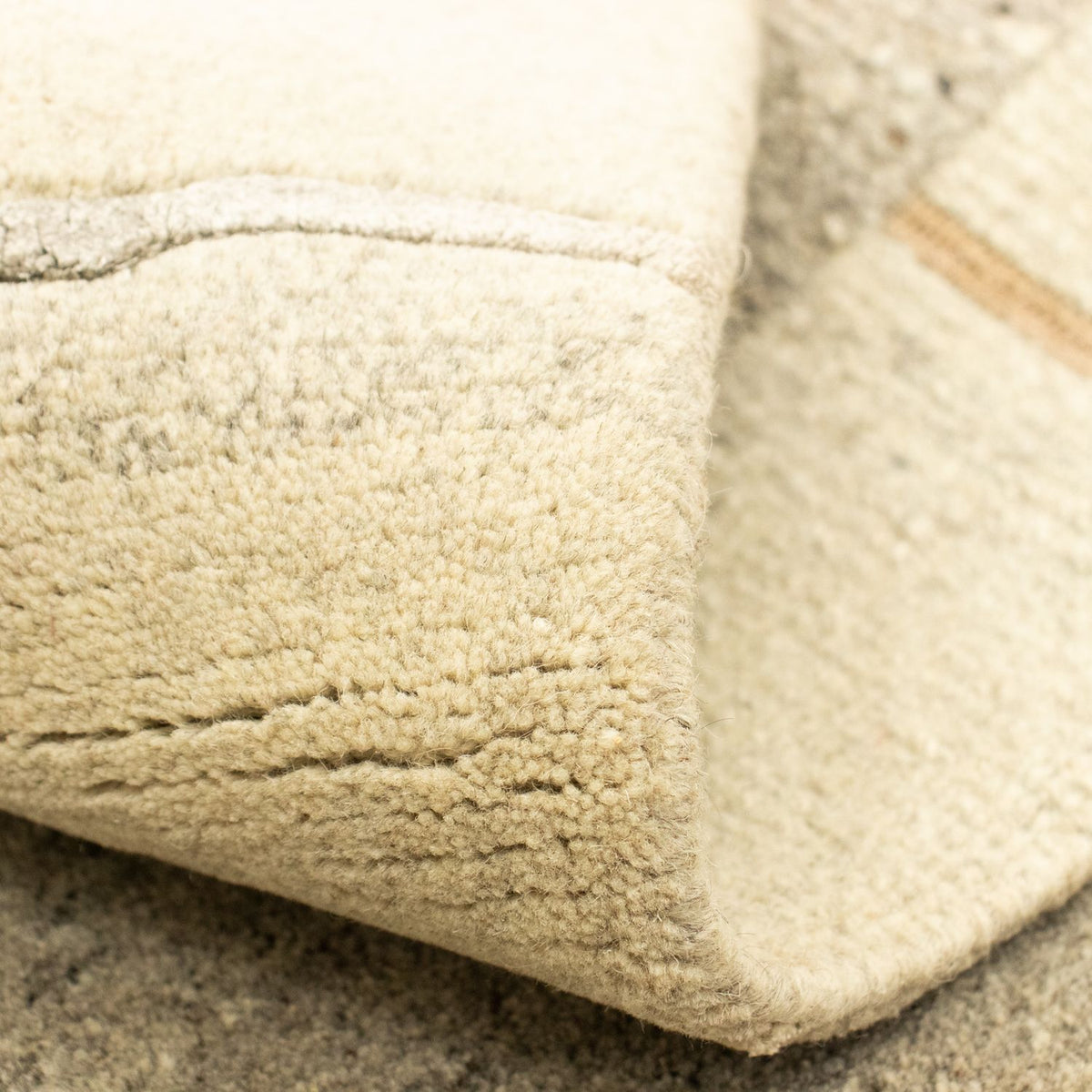 Alfombra de Nepal - 185 x 128 cm - gris