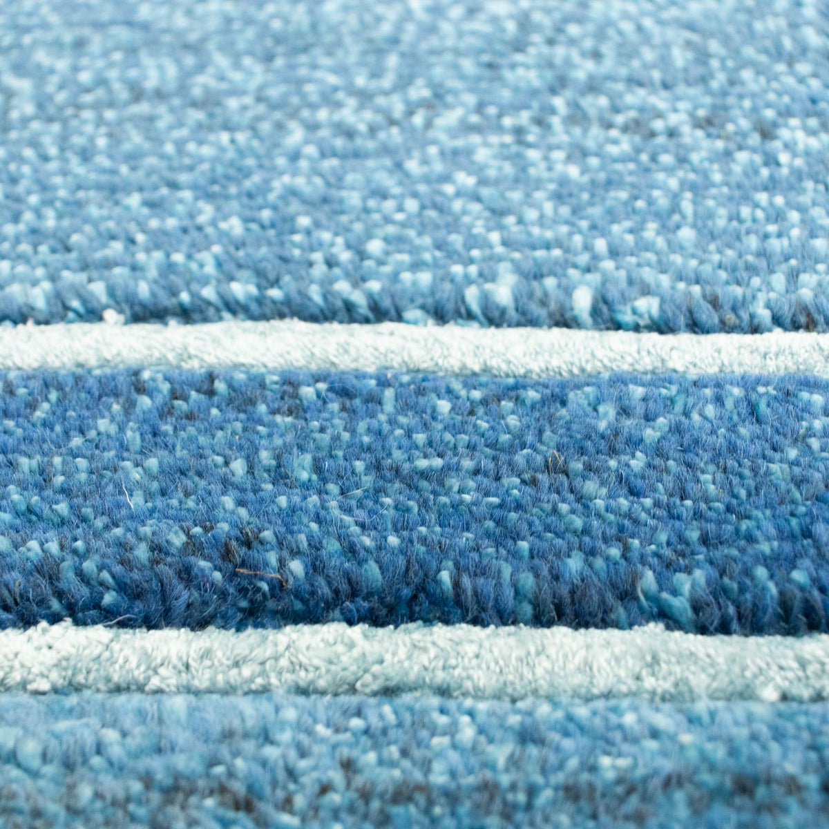 Alfombra de Nepal - 181 x 121 cm - azul