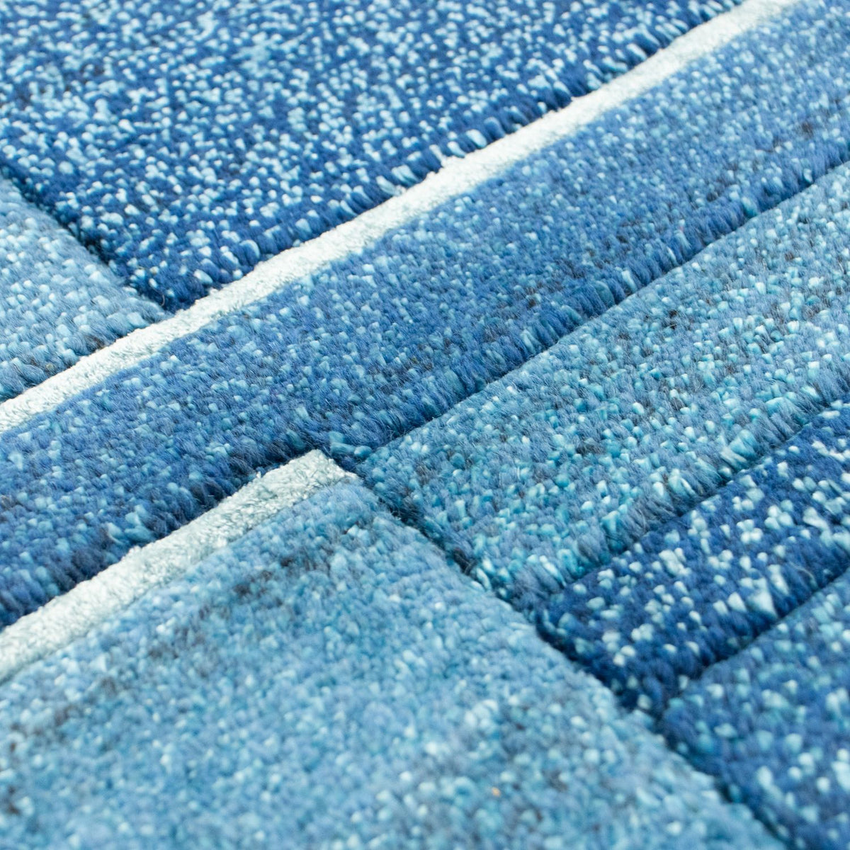 Alfombra de Nepal - 181 x 121 cm - azul