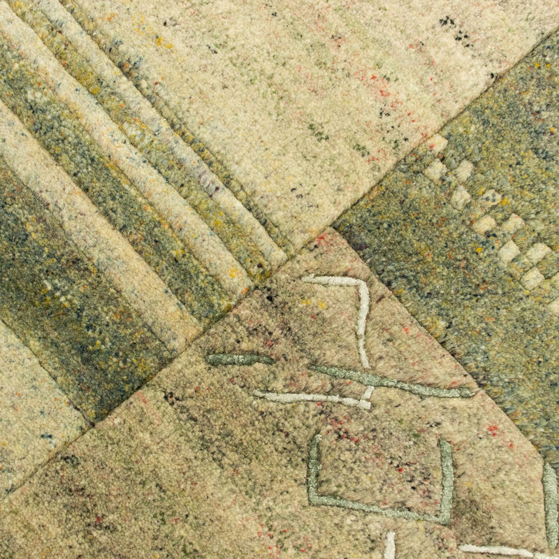 Alfombra de Nepal - 238 x 172 cm - verde