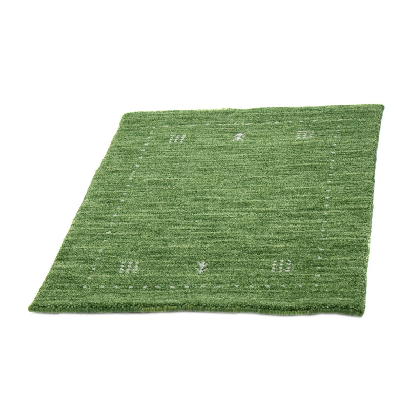 Alfombra Gabbeh - Softy - 88 x 62 cm - verde