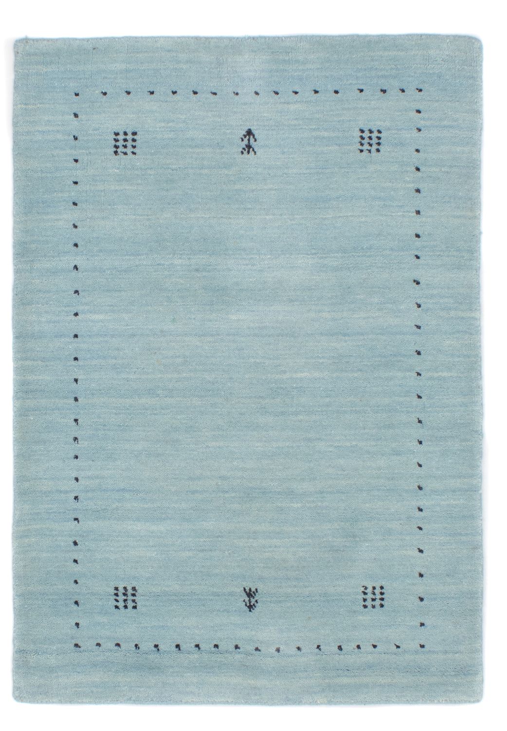 Alfombra Gabbeh - Softy - 95 x 65 cm - turquesa