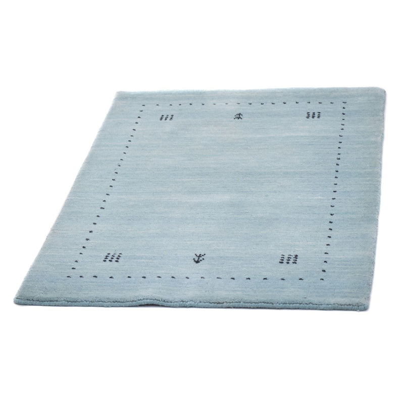Alfombra Gabbeh - Softy - 95 x 65 cm - turquesa
