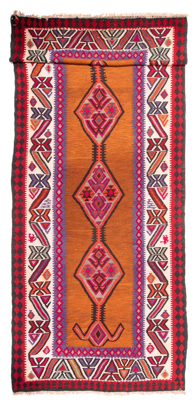 Kilim antiguo Alfombra 185x520cm