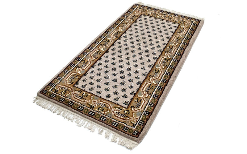 Alfombra oriental - 160 x 90 cm - beige