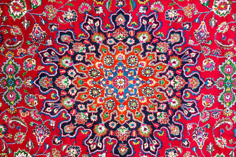 Alfombra persa - Clásica - 355 x 300 cm - rojo