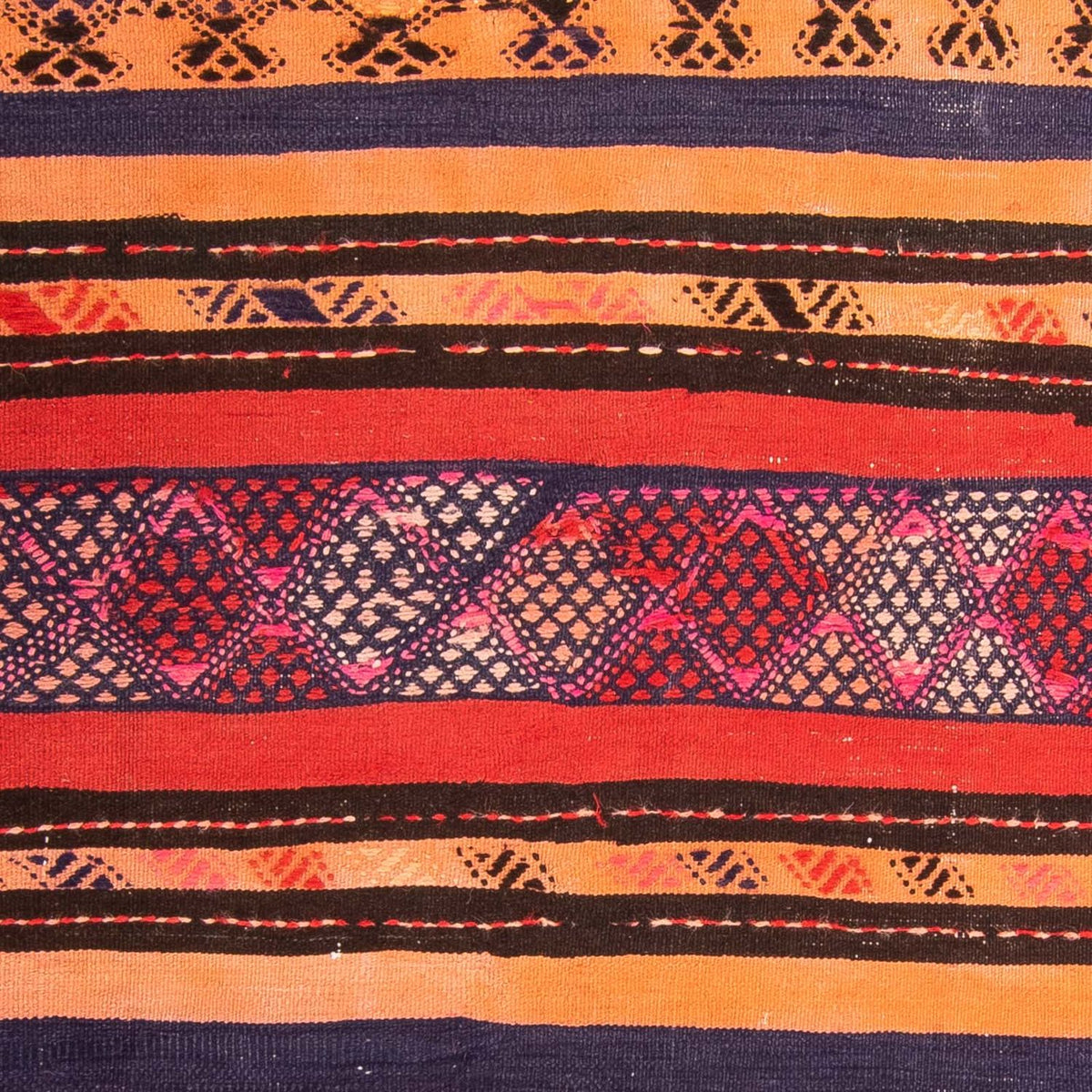 Alfombra Kelim - Antigua cuadrado  - 150 x 125 cm - multicolor