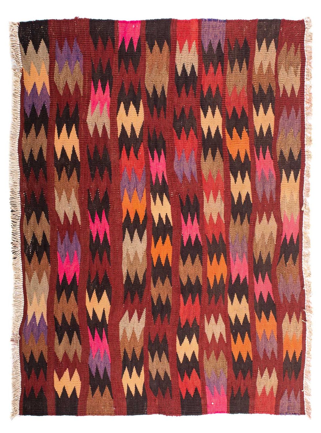 Alfombra Kelim - Antigua - 114 x 90 cm - multicolor