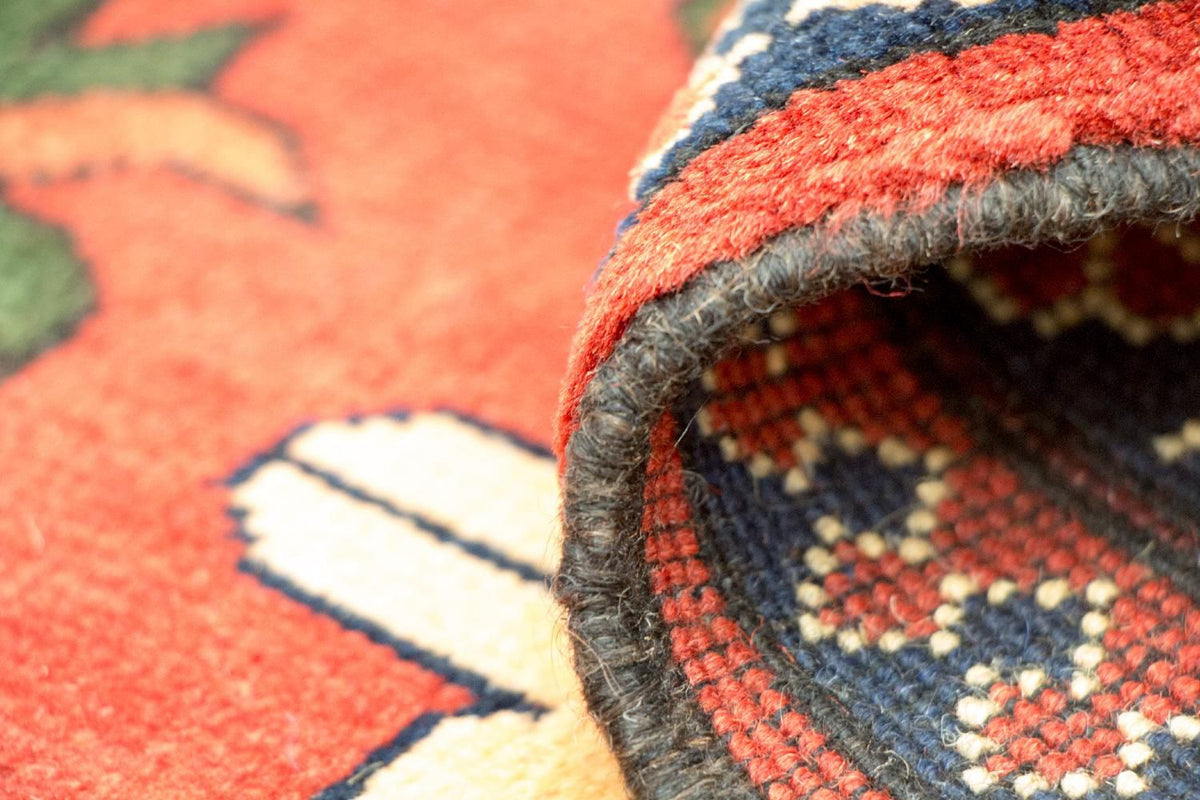 Alfombra afgana - Hatschlu - 338 x 257 cm - rojo