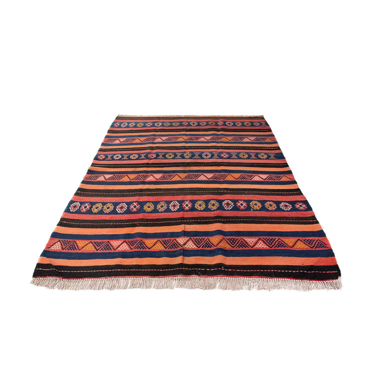 Alfombra Kelim - Antigua cuadrado - 180 x 150 cm - multicolor