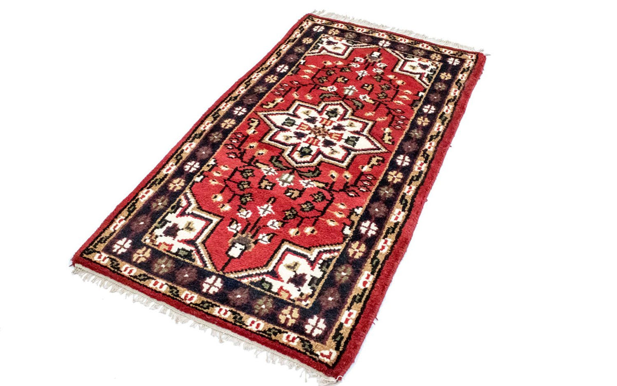 Alfombra oriental - 160 x 90 cm - rojo