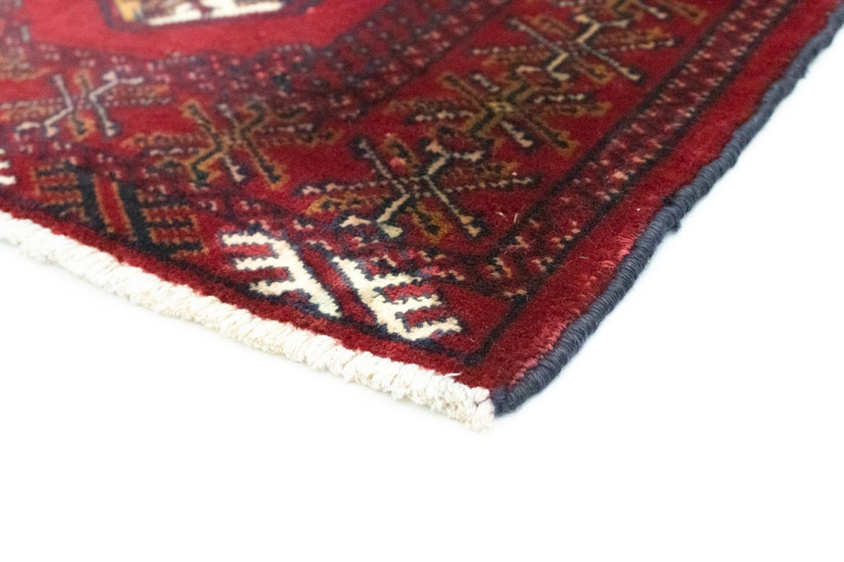 Alfombra Turkaman - 90 x 76 cm - rojo