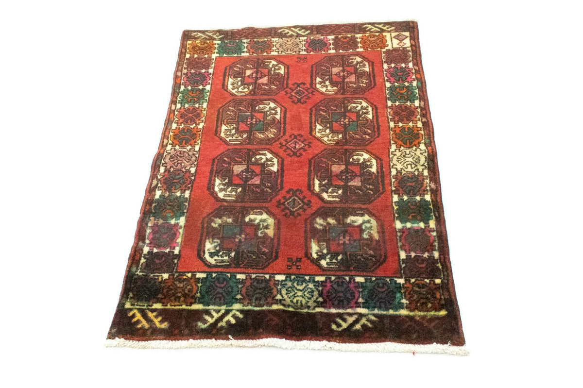 Alfombra Turkaman - 100 x 67 cm - rojo