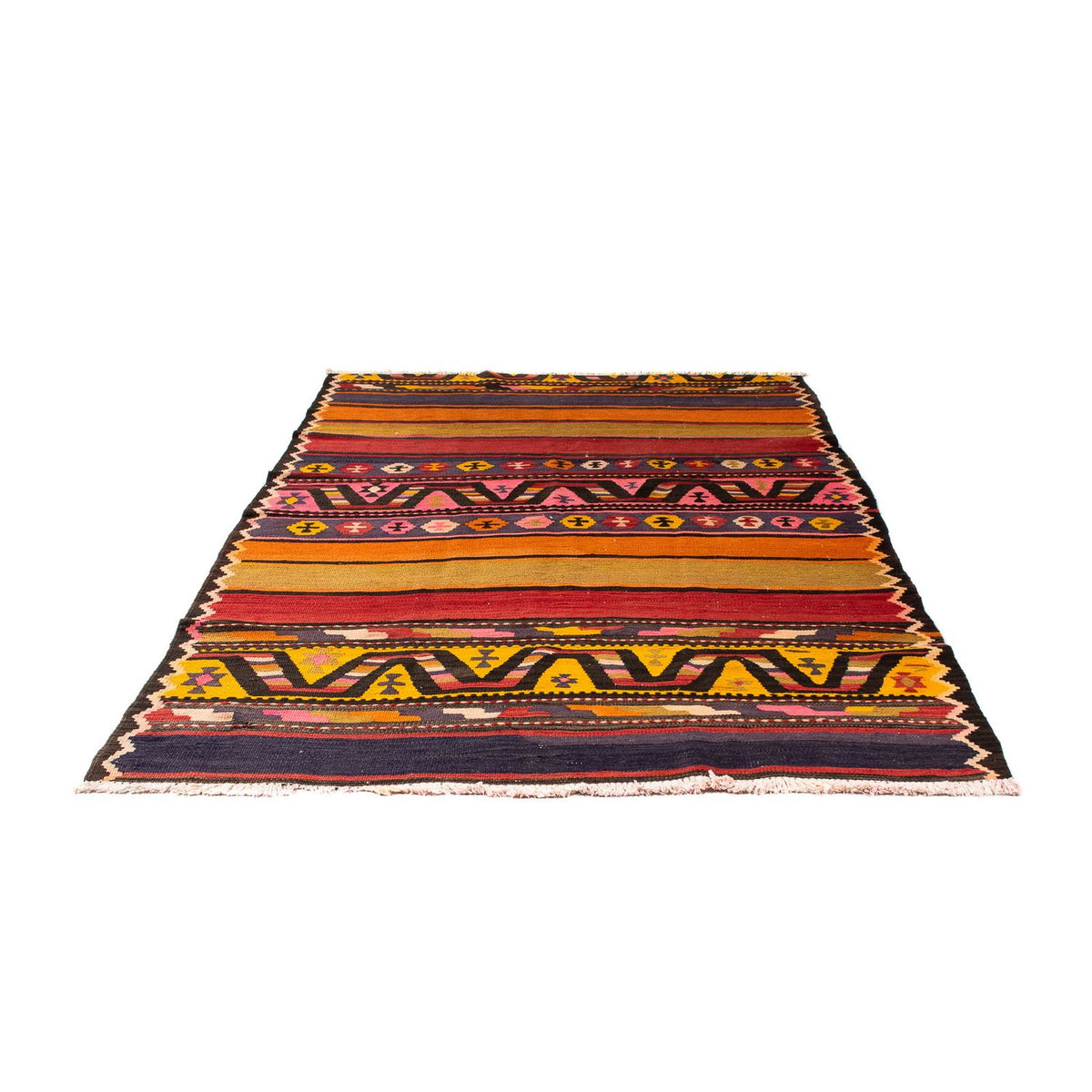 Alfombra Kelim - Antigua - 220 x 135 cm - multicolor