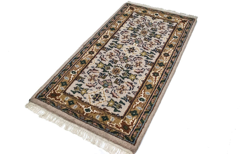 Alfombra oriental - 160 x 90 cm - beige