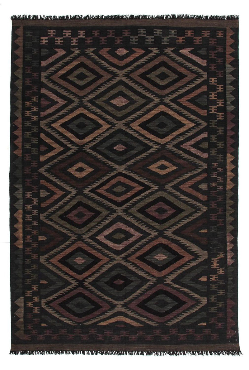 Alfombra Kelim - Splash - 244 x 169 cm - multicolor