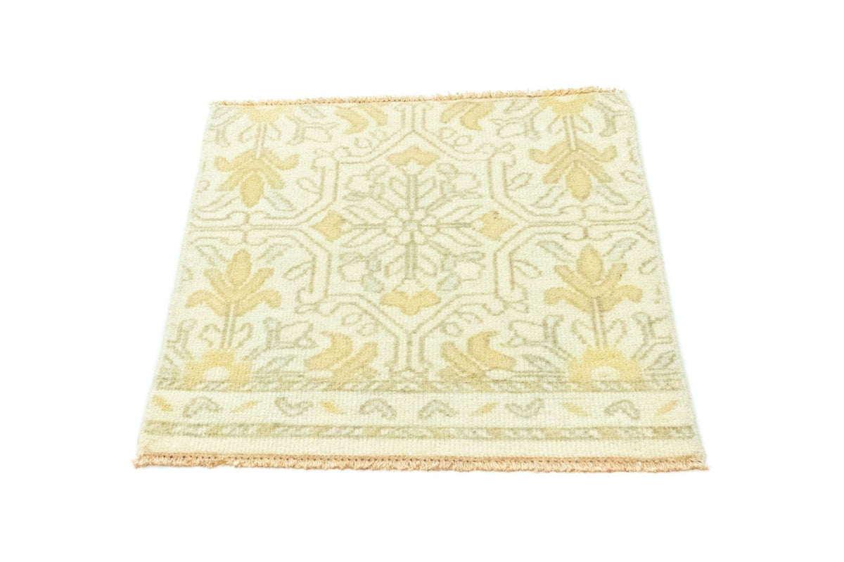 Alfombra de diseño cuadrado  - 63 x 60 cm - beige