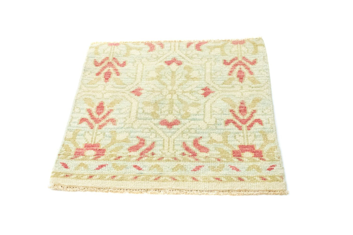 Alfombra de diseño cuadrado  - 63 x 62 cm - beige