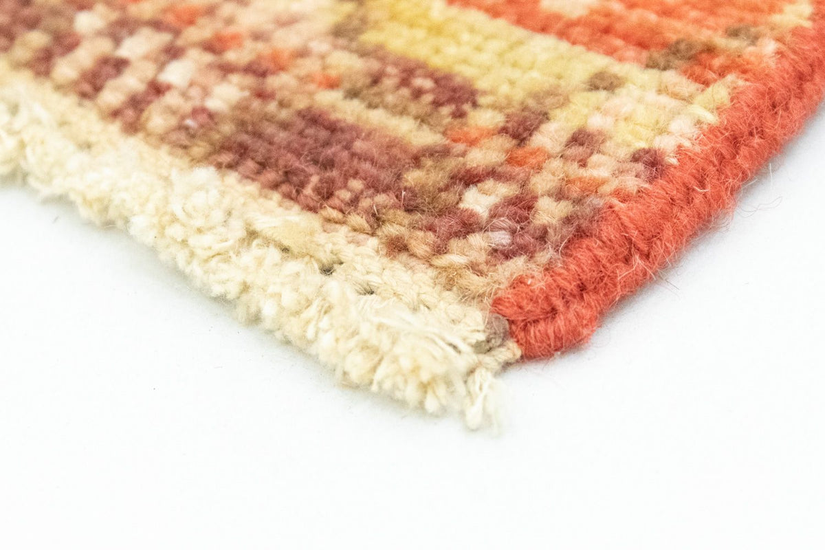 Alfombra de diseño cuadrado  - 59 x 58 cm - naranja