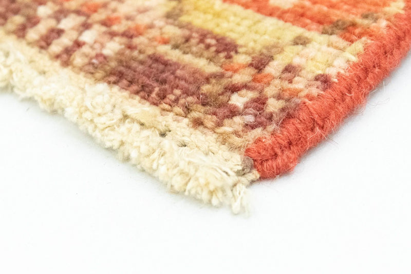 Alfombra de diseño cuadrado  - 59 x 58 cm - naranja