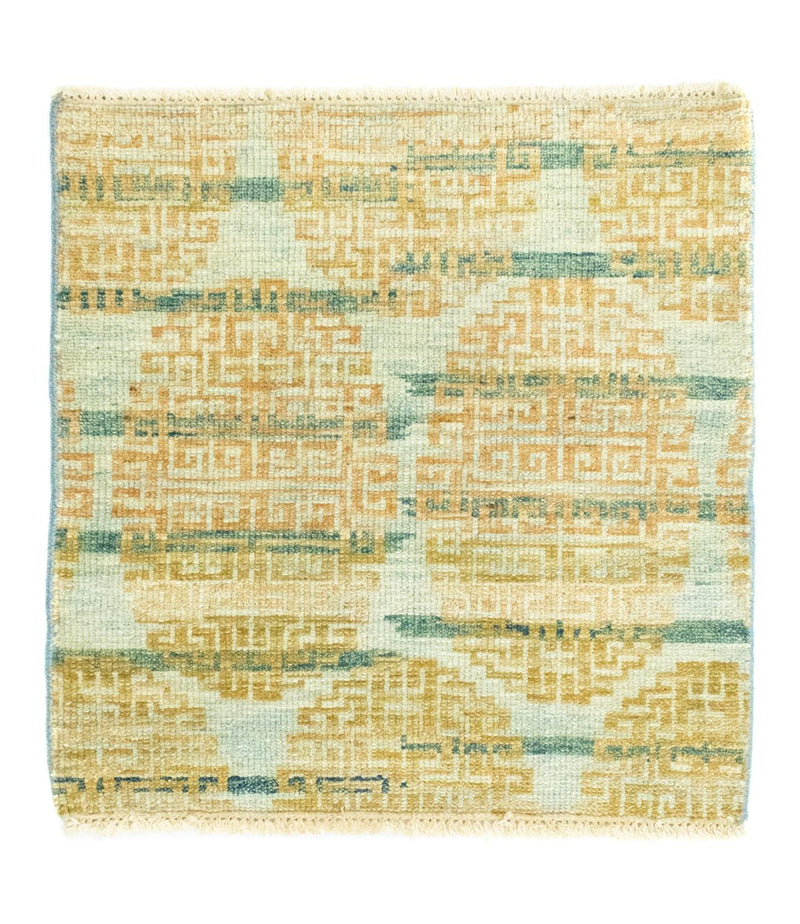 Alfombra de diseño cuadrado  - 61 x 59 cm - oro
