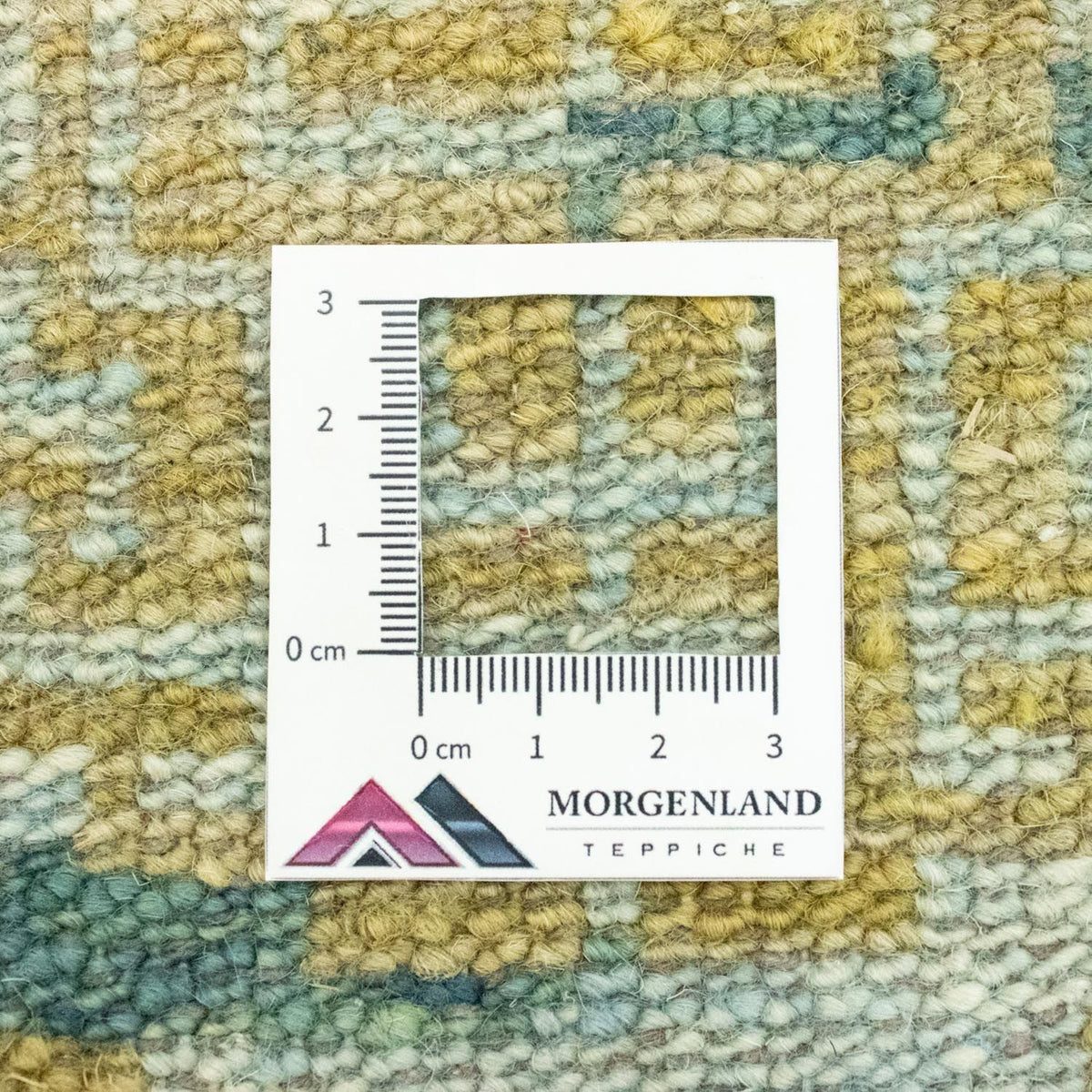 Alfombra de diseño cuadrado  - 61 x 59 cm - oro