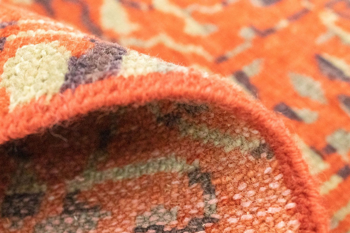 Alfombra de diseño cuadrado  - 62 x 61 cm - naranja