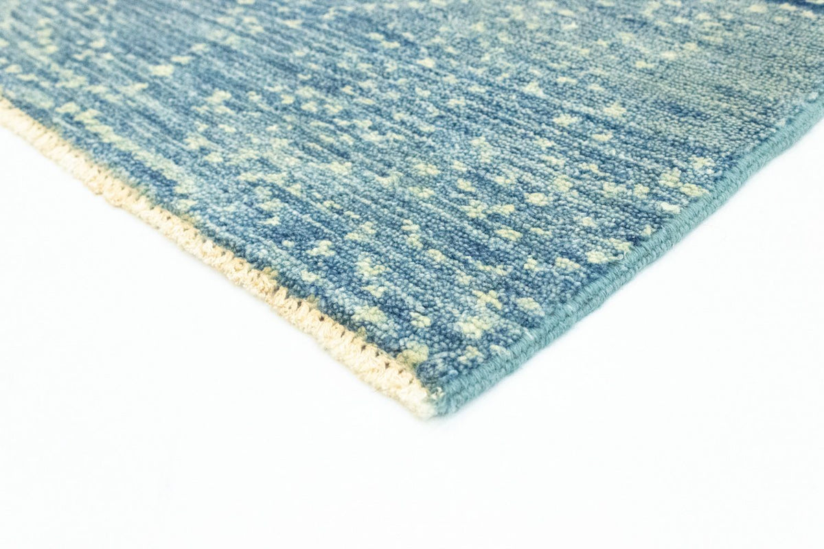 Alfombra de diseño cuadrado  - 62 x 61 cm - azul claro