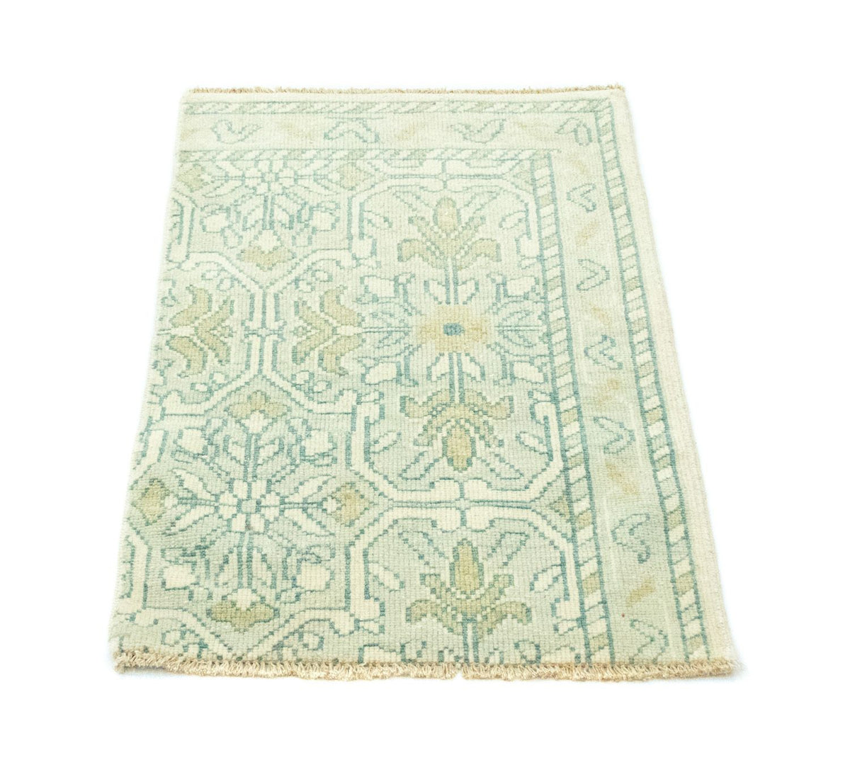 Alfombra de diseño - 90 x 60 cm - verde claro